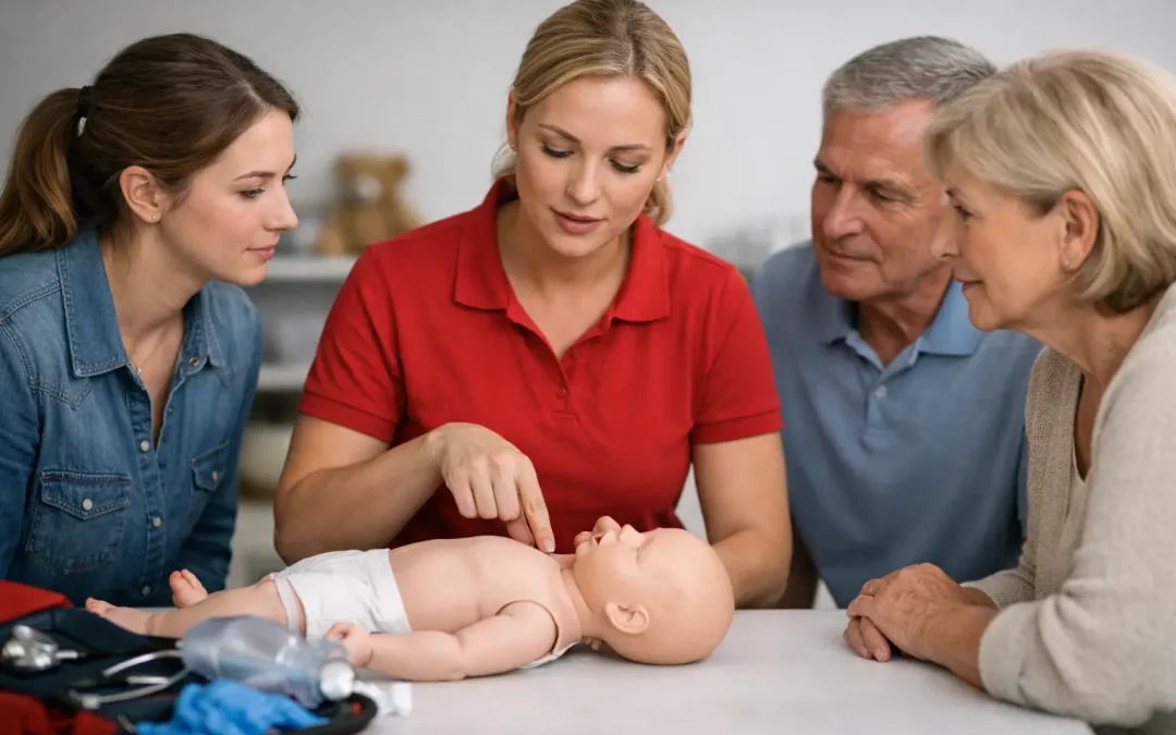 Kindernotfallkurs: Eltern oder Großeltern?