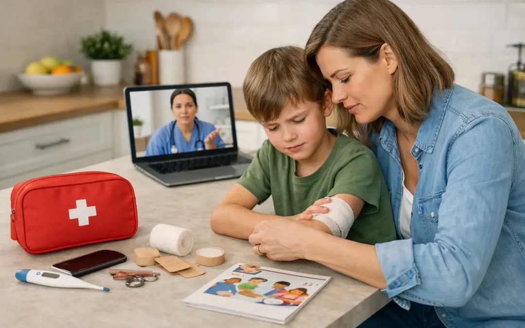 5 häufige Kindernotfälle zu Hause richtig handeln