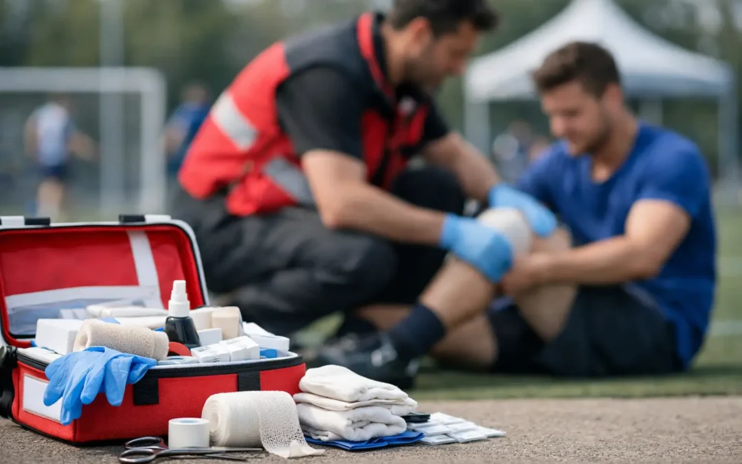 Erste Hilfe bei Sportveranstaltungen vorbereiten